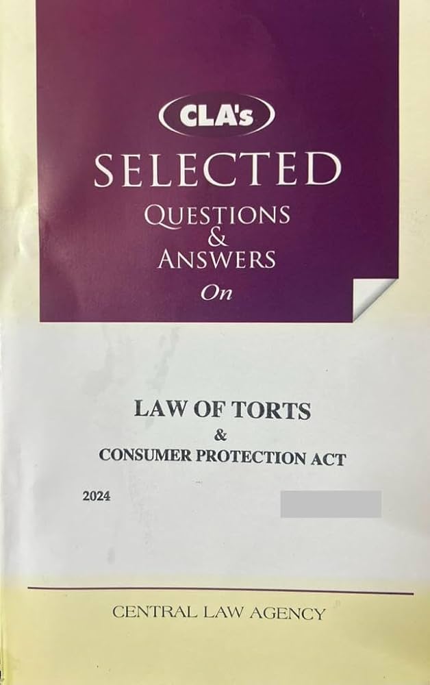 CLA's Torts & Consumer Protection Act (Question & Answers) (English)